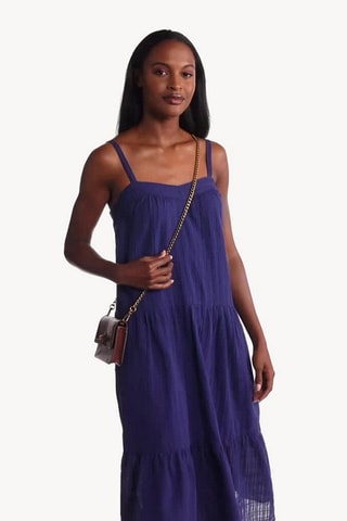 Sac bandoulière en cuir Ainsley - Marron
