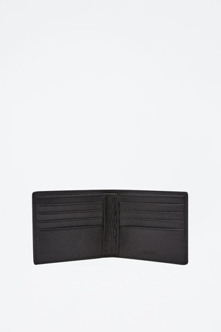 Portefeuille en cuir Lufkin - Noir et gris