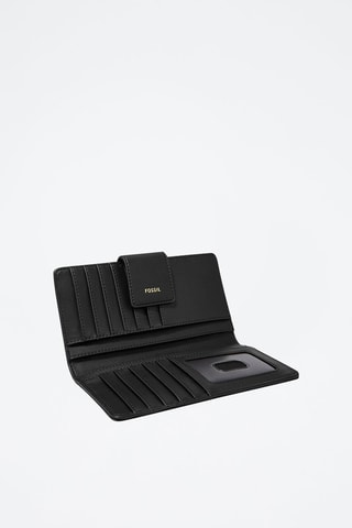 Portefeuille en cuir Logan - Marron et noir