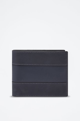 Portefeuille en cuir Everett - Bleu