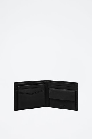Portefeuille en cuir Everett - Noir