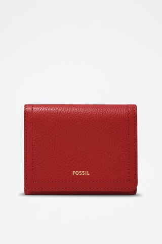 Portefeuille en cuir Logan - Rouge