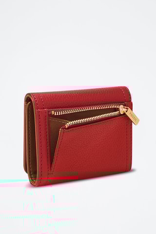 Portefeuille en cuir Logan - Rouge