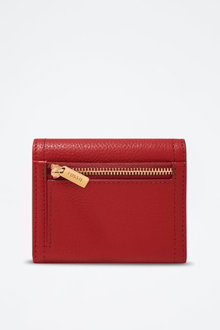 Portefeuille en cuir Logan - Rouge