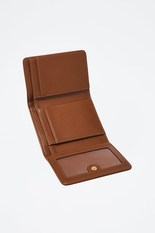 Portefeuille en cuir Logan - Rouge