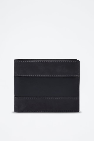 Portefeuille en cuir Everett - Bleu marine