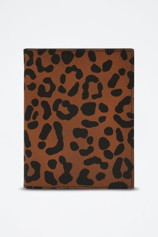 Portefeuille en cuir Passport - Marron