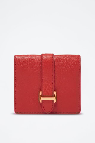 Porte-monnaie en cuir Emery - Rouge