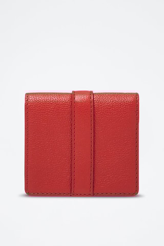Porte-monnaie en cuir Emery - Rouge