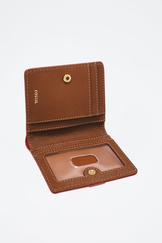 Porte-monnaie en cuir Emery - Rouge