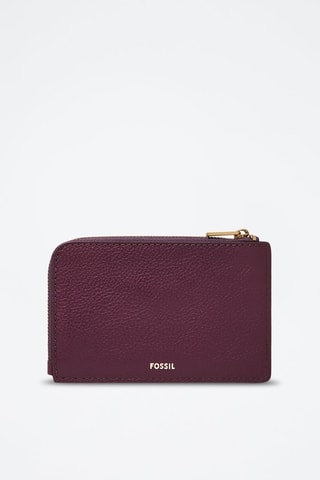 Porte-monnaie en cuir Jori - Violet