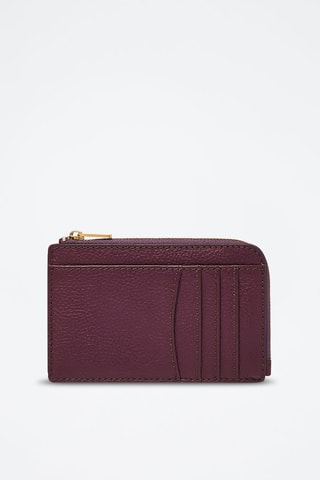 Porte-monnaie en cuir Jori - Violet