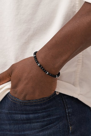 Bracelet - Noir et argenté