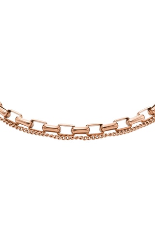 Bracelet multi-rangs - Doré rose