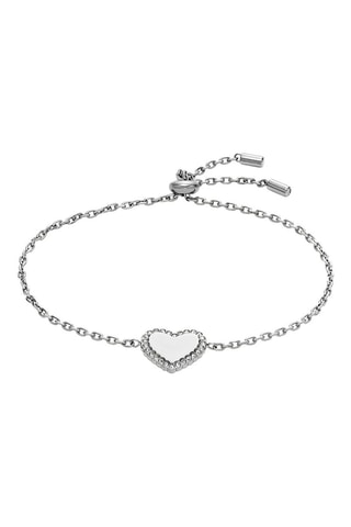 Bracelet - Argenté et blanc