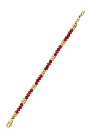 Bracelet - Doré et rouge
