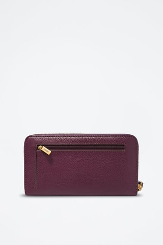 Compagnon en cuir Jori - Violet