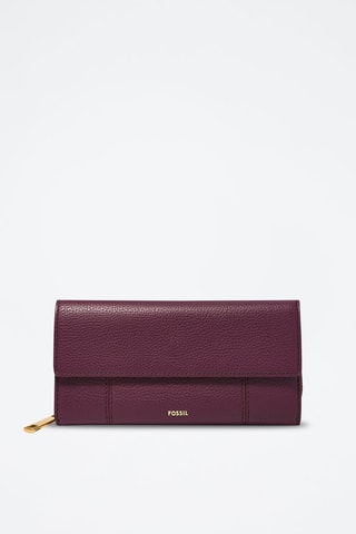 Compagnon en cuir Jori - Violet