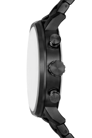 Montres à quartz en acier Rhett - Noir