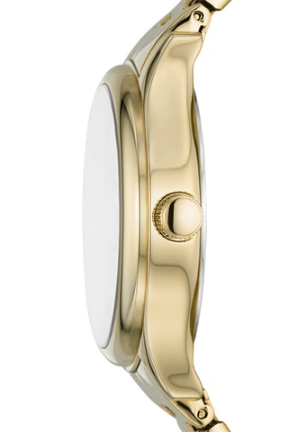 Montre à quartz en acier Modern Sophisticate - Doré et argenté