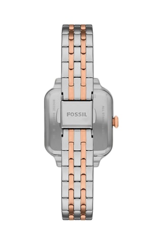 Montre à quartz en acier Colleen - Argenté et doré rose