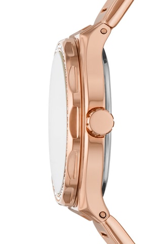 Montre à quartz en acier Eevie - Doré rose