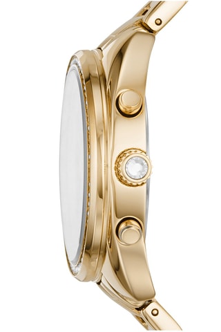 Montre à quartz en acier Vale - Chronographe - Doré
