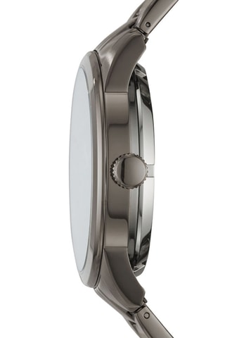 Montre à quartz en acier - Gris