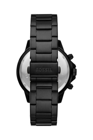 Montre à quartz en acier - Noir