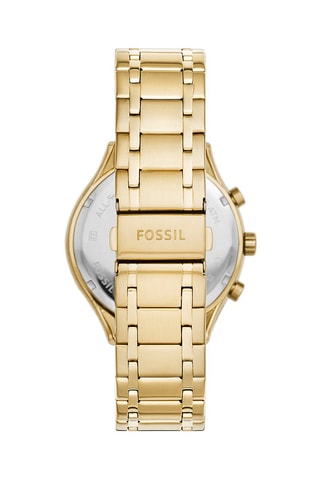 Montre à quartz en acier - Doré et blanc