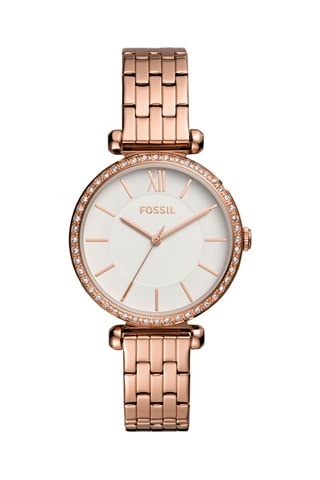 Montre à quartz en acier - Doré rose et blanc