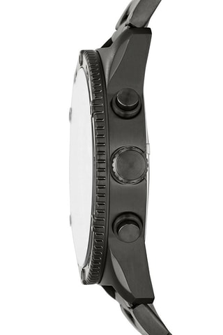 Montre à quartz en acier - Anthracite et bleu marine