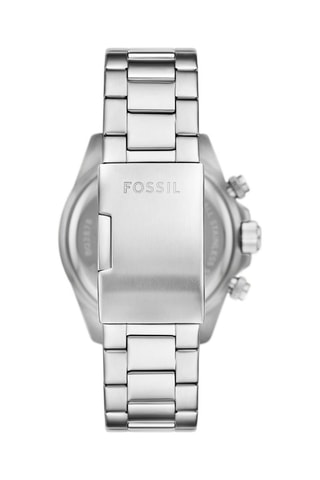 Montre à quartz en acier - Tachymètre et GMT - Argenté et vert foncé