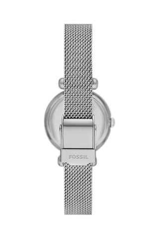 Montre à quartz en acier - Argenté et blanc