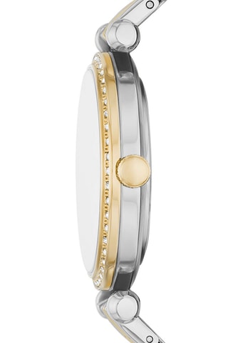 Montre à quartz en acier - Argenté et doré
