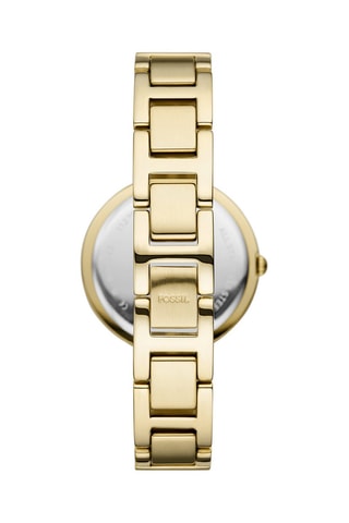 Montre à quartz en acier - Doré et violet