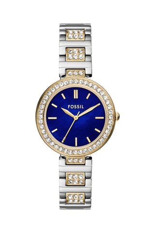 Montre à quartz en acier - Argenté et doré