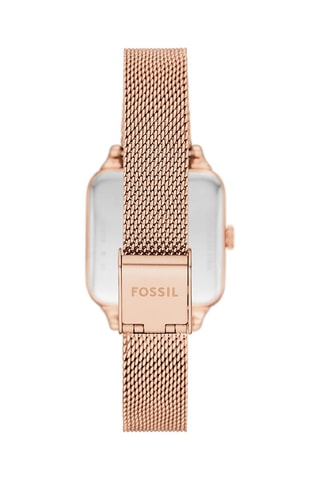 Montre à quartz en acier - Doré rose et blanc