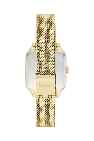 Montre à quartz en acier - Doré et blanc