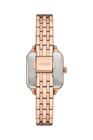 Montre à quartz en acier - Doré rose et blanc