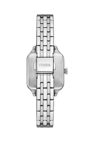 Montre à quartz en acier - Argenté et blanc
