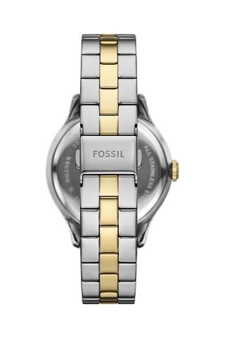 Montre à quartz en acier - Argenté et doré