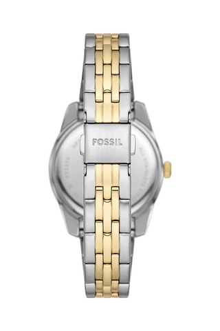 Montre à quartz en acier - Argenté et doré