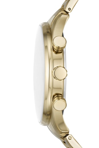 Montre à quartz en acier Sullivan - Tachymètre - Doré et noir