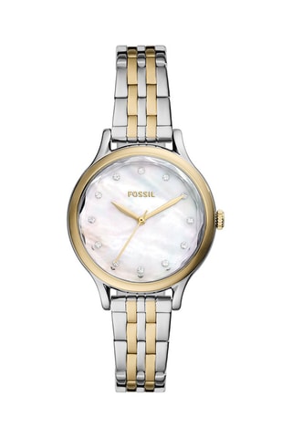 Montre à quartz en acier - Argenté et doré