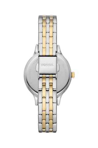 Montre à quartz en acier - Argenté et doré