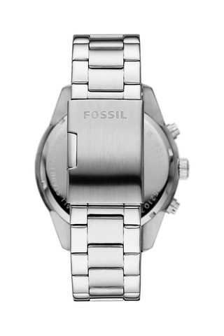 Montre à quartz en acier Brox - Argenté et noir