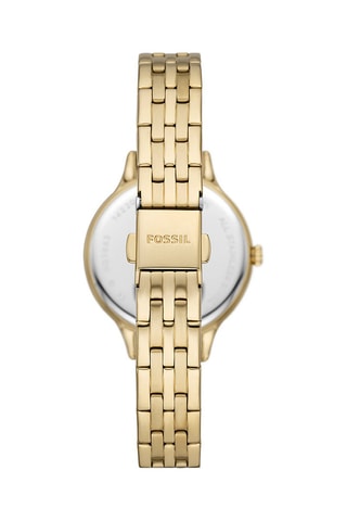 Montre à quartz en acier - Doré