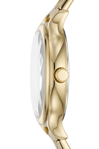 Montre à quartz en acier - Doré