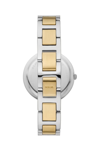 Montre à quartz en acier - Doré, argenté et blanc